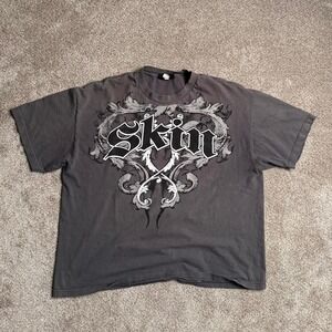 GREY SKIN INDUSTRIES Y2K STYLE GRAPHIC TEE